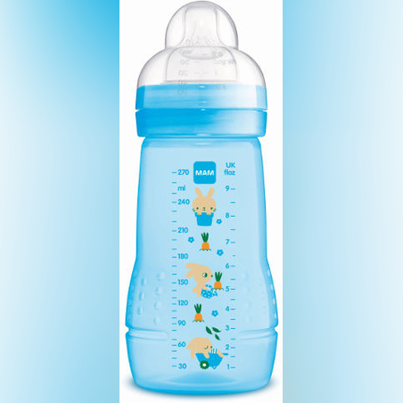 מאם בקבוק הזנה לתינוק 2+ תכלת
