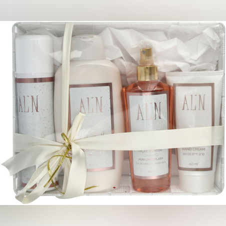AL'N - LA BELLE סט סלסלה ק.גוף + מי גוף + ק.ידיים + דאו ספריי