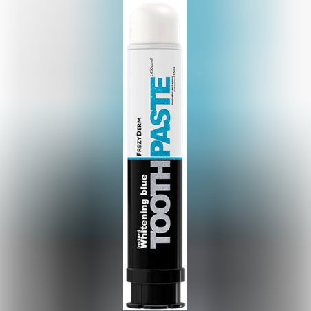 FREZYDERM -  משחת שיניים כחולה להלבנה