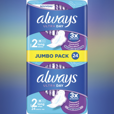 אולוויז - תתחבושות אולטרה עם כנפיים לונג אריזת ג'מבו 2