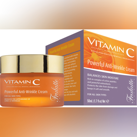 Frulatte - קרם לצמצום קמטים על בסיס ויטמין C