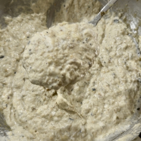 Roasted eggplant in tahini