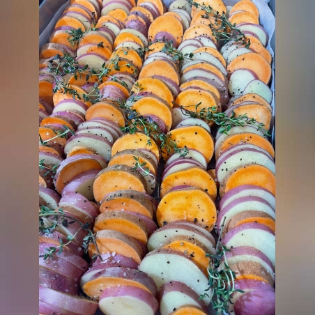 Potato and Sweet Potato Duet