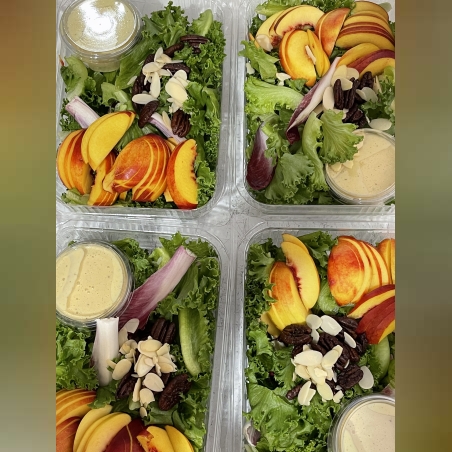 summer salad with fruit of the season