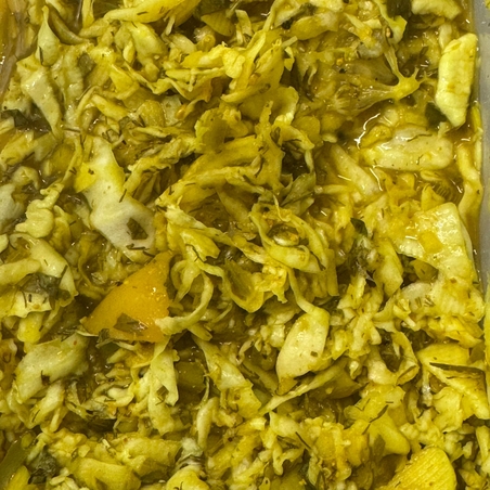 the shawarma cabige salad