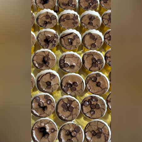 Belgian chocolate soufflé