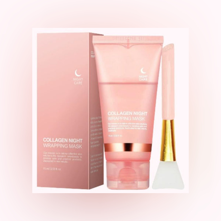 מסכת קולגן למיצוק וזוהר מיידי – Medicube Collagen Night Wrapping Mask