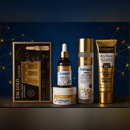 ✨ סדרת טיפוח עשירה בקולגן וזהב 24K