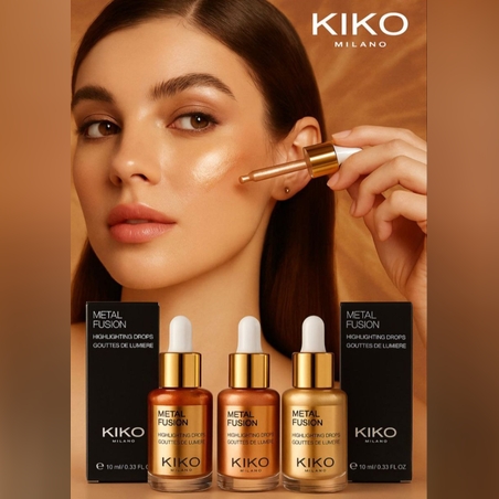 KIKO MILANO Metal Fusion – טיפות הקסם למראה זוהר ומטאלי