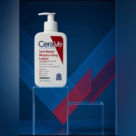 🔴 CeraVe Itch Relief Moisturizing Lotion - תחליב לחות להקלה על גירויים 🔴
