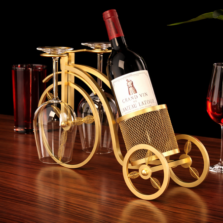 מחזיק בקבוק מעוצב בצורת אופניים