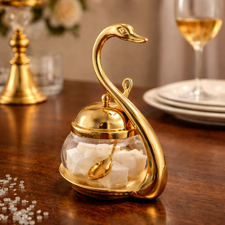 קופסה סוכר ודבש ברבור זהב