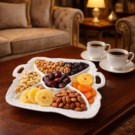 קערת הגשה קרמי