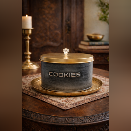 קופסת עוגיות דקורטיבית בעיצוב ייחודי