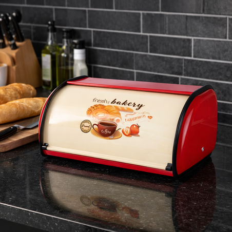 ארגז לחם קומפקטי מעוצב לבית.
