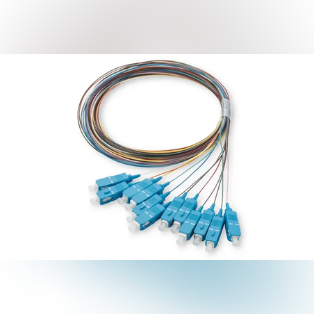 סט 12 פיגטיילים אופטיים SC/UPC SM G657A2 LSZH | תוצרת Western Wire