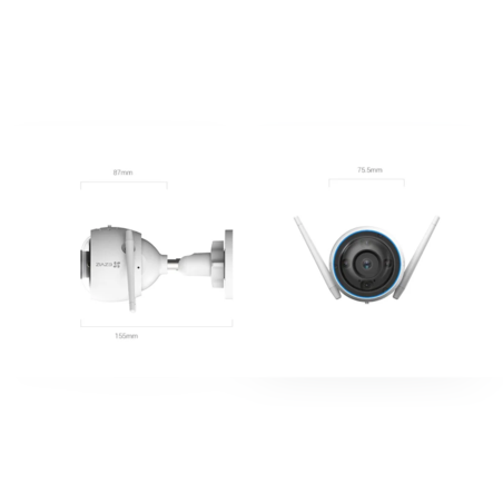 מצלמת רשת EZVIZ H3 3K 5MP ראיית לילה צבעונית WiFi דו-ערוצי ONVIF