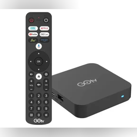 סטרימר GOTV Y 4K עם Android TV 14, נפח אחסון 32GB ושלט קולי