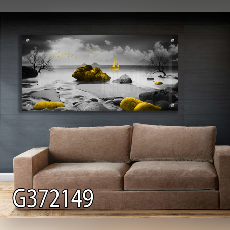 תמונה מעוצבת מודפסת על זכוכית דגם G372149