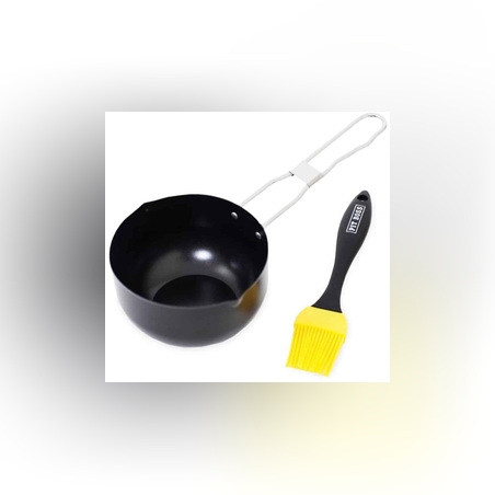 Sauce Pan With Brush סיר ומברשת לרוטב