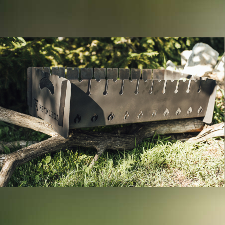 מנגל פחמים ל 8 שיפודים נפתח עם תיק