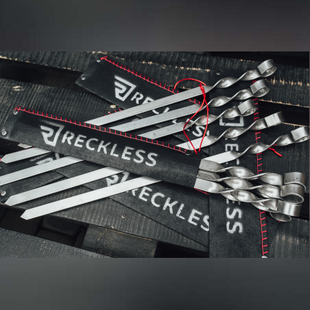 לולה  שיפוד נירוסטה, שטוח - קבב 560 * 3 * 20 מ