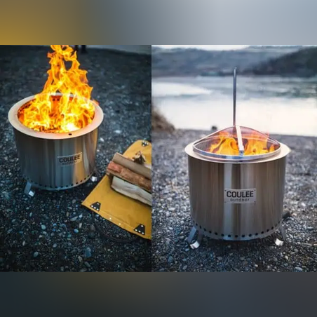 🔥 Coulee Colorado – מדורת אש מתקדמת לצלייה בעץ ופלט כמעט ללא עשן