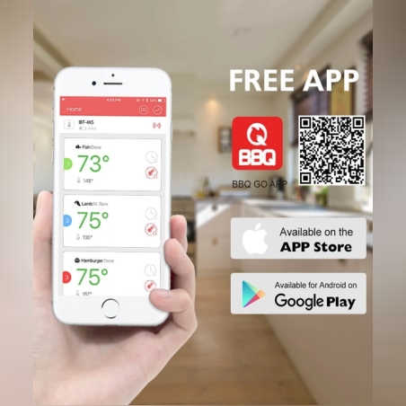 מד חום אלחוטי 4 פרובים