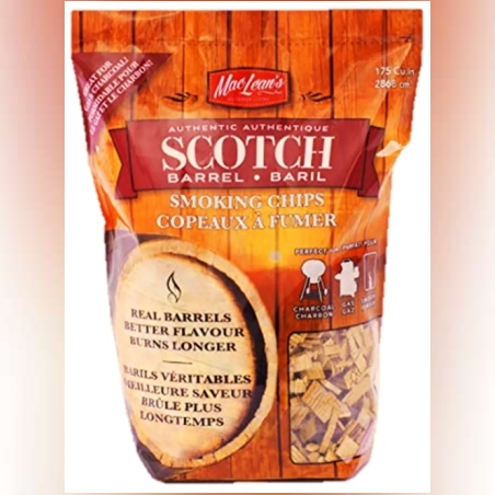 שבבי עץ לעישון - וויסקי - SCOTCH WHISKEY CHIPS
