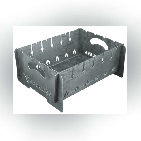 מנגל פחמים ל 6 שיפודים נפתח עם תיק