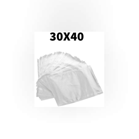 שקיות ואקום מחורצות במידה 40*30