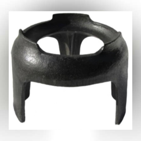 מעמד בשר שולחני על עץ לנתחים מברזל יצוק