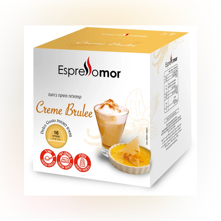 16 קפסולות דולצ'ה קרם ברולה