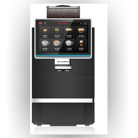 מכונת קפה משרדית DR.COFFEE דגם COFFEE BREAK BLACK PRO PLUS עם שתי משאבות