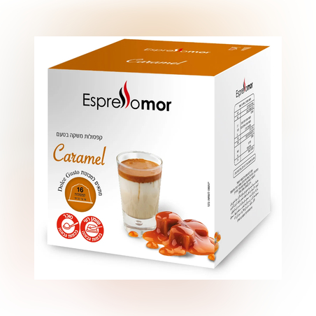 16 קפסולות דולצ'ה קרמל