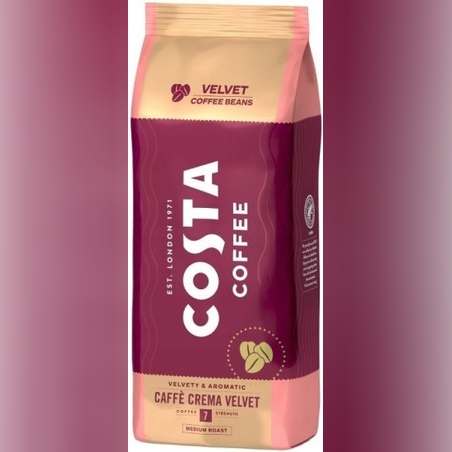 תערובת פולי קפה 1 ק''ג Costa Coffee Caffe Crema Velvet