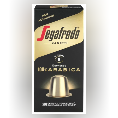 10 קפסולות קפה סגפרדו תואמות נספרסו SUPREMO