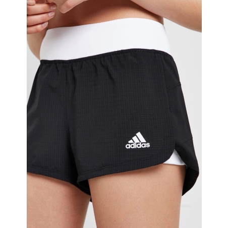 מכנס קצר עם טייץ לנשים | Adidas Two-In-One Mesh Shorts