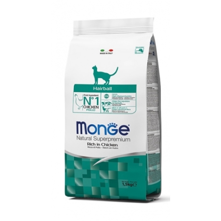 MONGE מונג' מזון לחתולים היירבול 10 ק