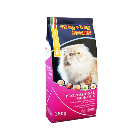 PROFESSIONAL פרופשיונל מזון לחתולים מיסוי מיקס 18 ק
