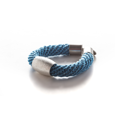 Light blue / silver bracelet
