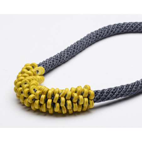 Grey and Yellow Necklace -  Ofira