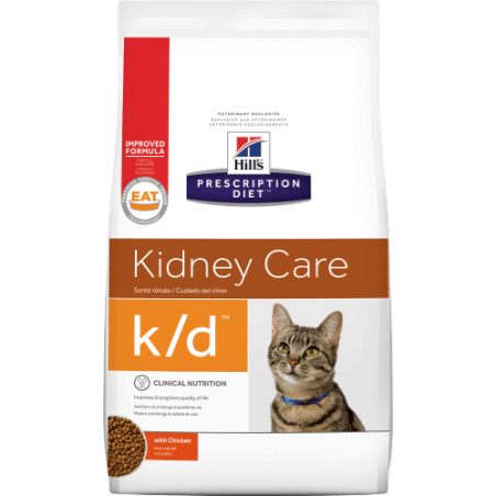 Hill's Prescription Diet K/D הילס K/D מזון רפואי לחתול6 ק