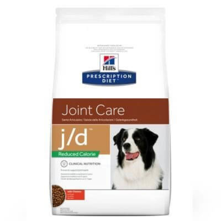 Hill's Prescription Diet J/D Reduced Calorie הילס J/D מזון רפואי מופחת קלוריות לכלבים 24 ק