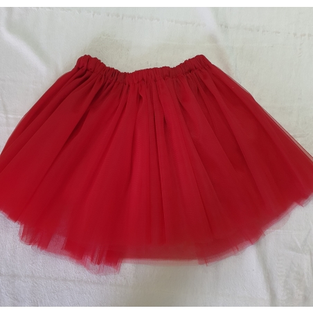 חצאית טוטו צבע אדום