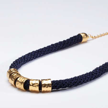 Blue and Gold  Necklace | Yael