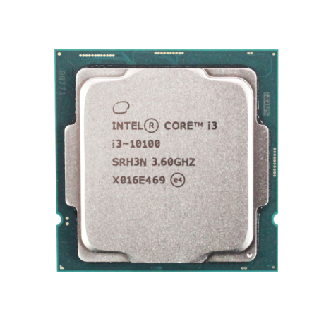 מעבד דור 10 Intel Core i3-10100 Tray 4Crs 8Thrd 4.3Ghz lga1200
