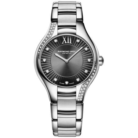 Noemia Ladies Quartz Grey Dial 47 Diamonds Watch, 32mm 5132-S1S-60181