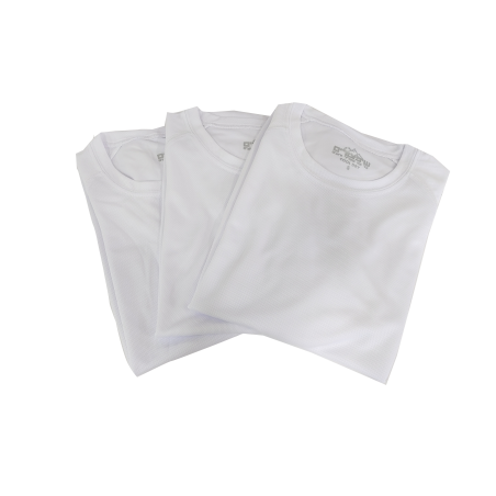 3 חולצות דרייפיט לבן