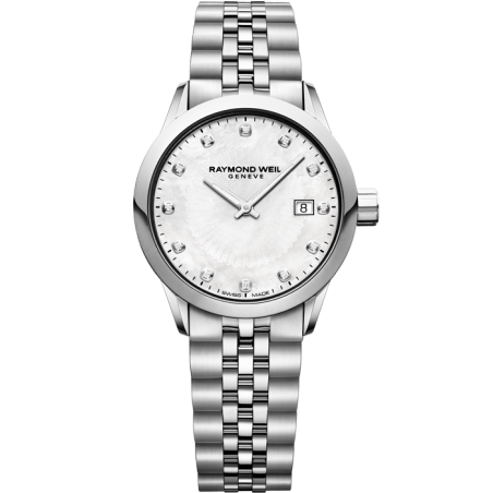 Raymond Weil Women's 5629-ST-97081 Freelancer Ladies Analog Display Quartz Silver Watch